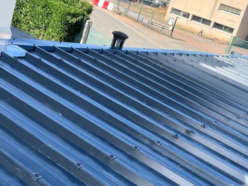 Rénovation d’un toit-terrasse par recouvrement en bac acier à Decize